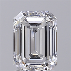 Image of 1.62 carat E color VS2 clarity Lab created Emerald cut Diamond Image of 1.62 carat E color VS2 clarity Lab created Emerald cut Diamond